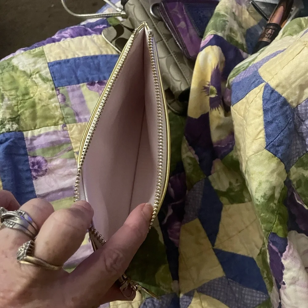 Kate Spade Gold and White Clutch - Picture 9 of 12